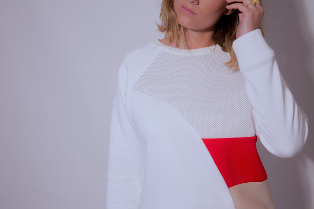 Sweat Anna Rouge collection Hiver 2020 Alliees 