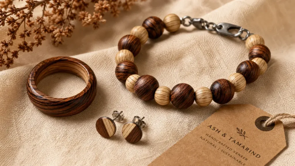 Bijoux en bois : essences, formats et prix à comparer avant d’acheter