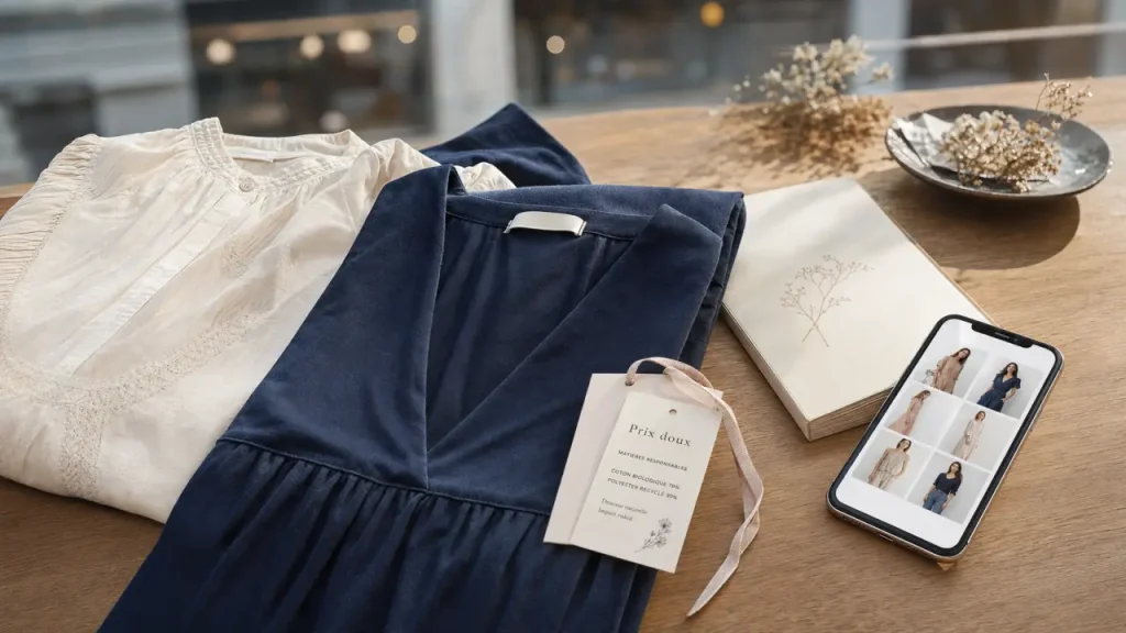 Bizance Paris : coton bio chic décontracté, prix doux