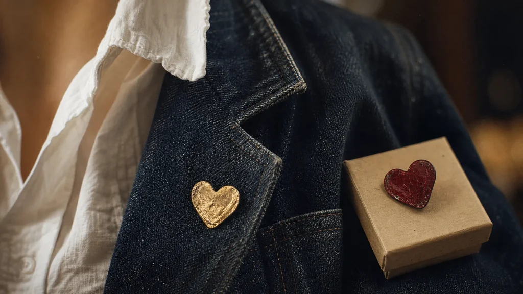 Broche cœur : styles, matières et prix pour choisir sans se tromper