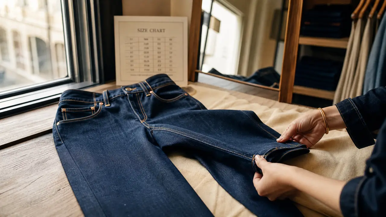 Marque de jeans femme : jean indigo taille haute
