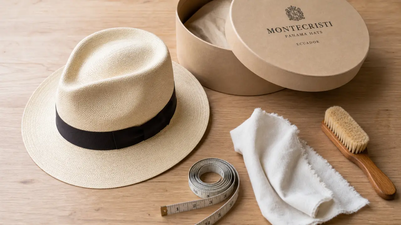 Panama femme chapeau en paille toquilla, fibres visibles et forme
