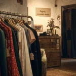 Papote seconde main à Lyon : intérieur boutique dépôt-vente