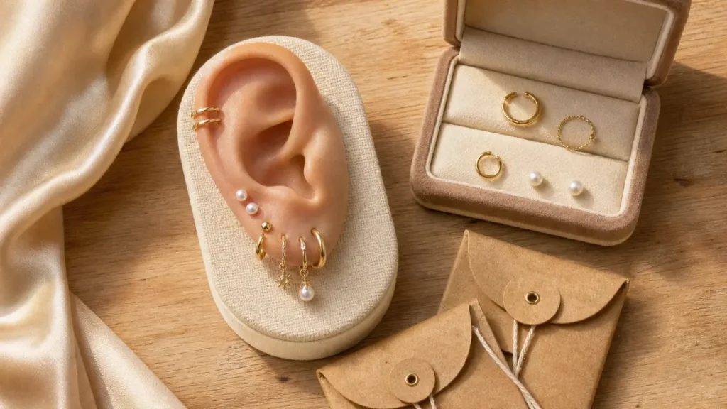 Puces, créoles ou earcuffs : quels bijoux d’oreille femme choisir selon votre style ?