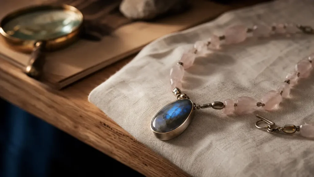 Vrai bijou ou imitation : les détails qui changent tout sur un collier en pierres naturelles