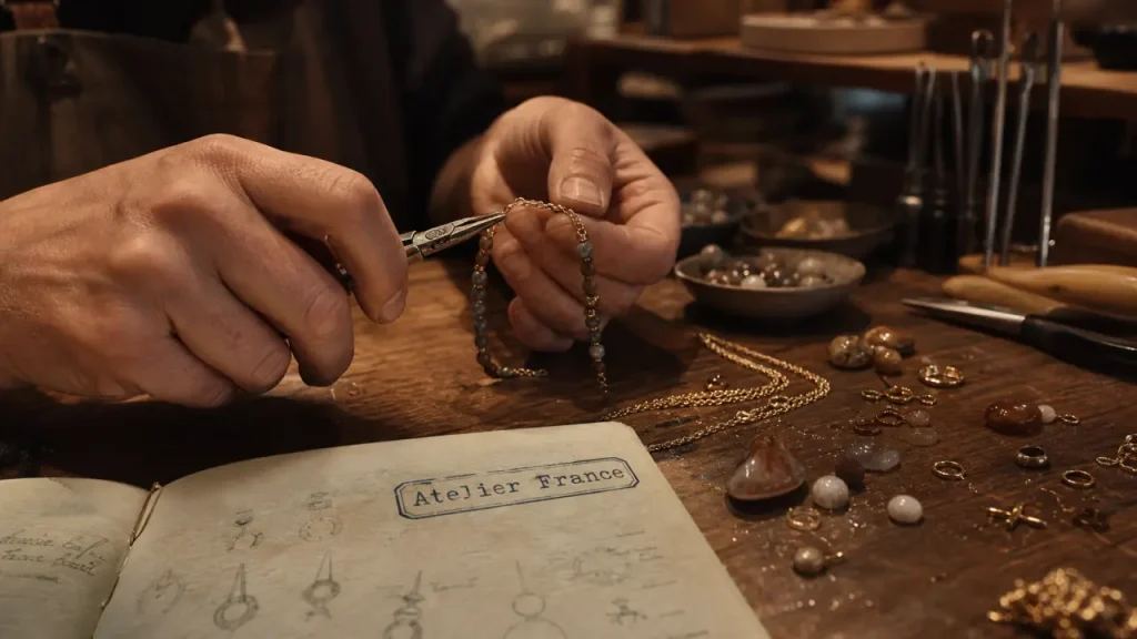 Créateur de bijoux artisanaux français : l’atelier, les matières et les preuves à vérifier