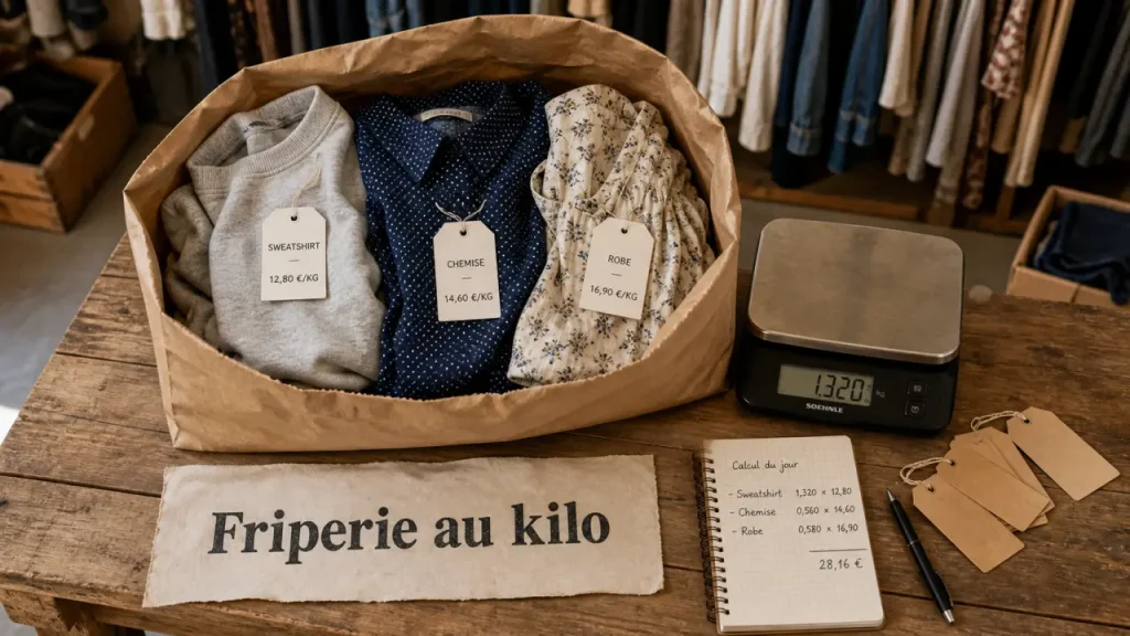 10 kg, 30 kg ou 100 kg : choisir le bon format de friperie au kilo en ligne selon son objectif