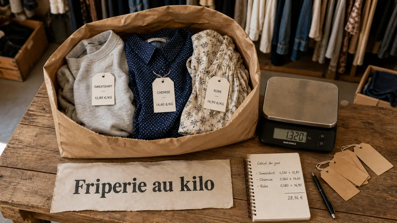 Friperie au kilo en ligne : sacs 10 kg, 30 kg, 100 kg pour vêtements d’occasion