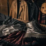 Mode alternative gothique punk vintage, vêtements et boots