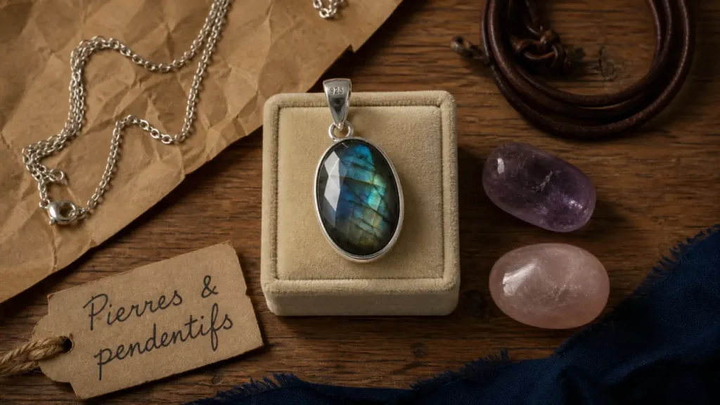 Pendentifs en pierres naturelles : choisir la pierre, la forme et le montage qui vous vont