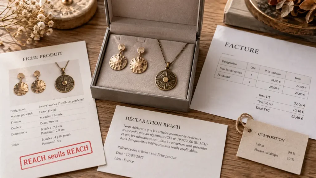 Vendre des bijoux fantaisie : les 3 seuils REACH à vérifier avant la mise en vente