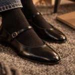 Babies chaussures femme noires, bride Mary Jane pour un meilleur maintien