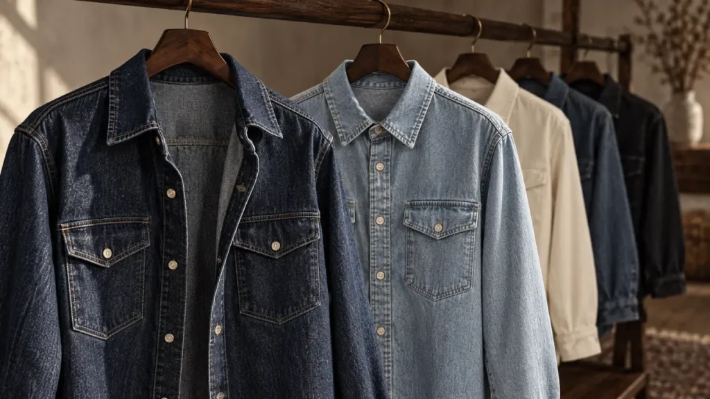 Chemises en jean pour femme : 5 coupes pour structurer chaque tenue