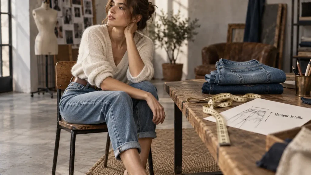 Jean boyfriend femme : de l’aisance aux hanches, pas une taille de trop