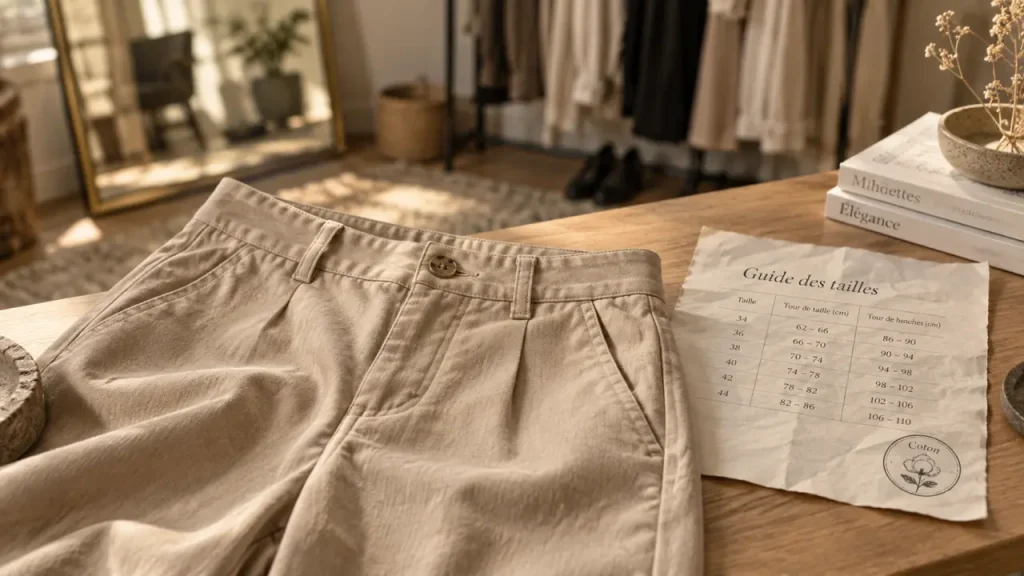 Le pantalon en coton femme combine confort estival et allure facile à porter