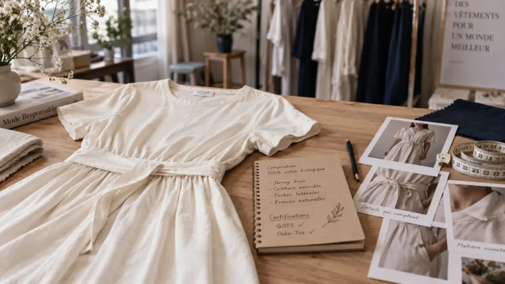 Robe en coton bio : la coupe et les labels comptent autant que la matière