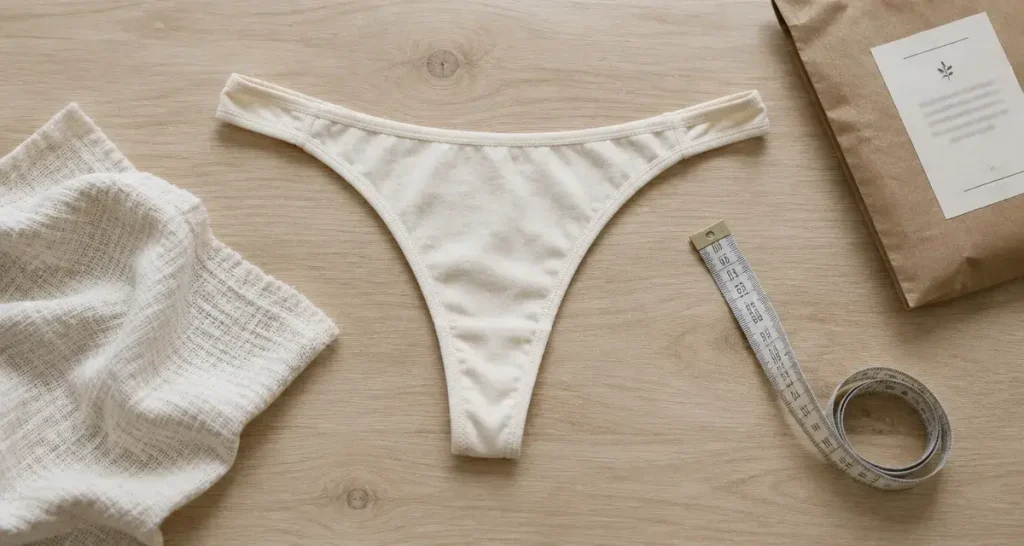 Tanga coton bio : une coupe discrète, douce et confortable au quotidien